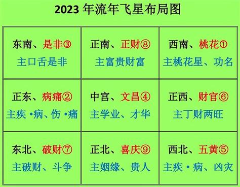 2023流年飛星